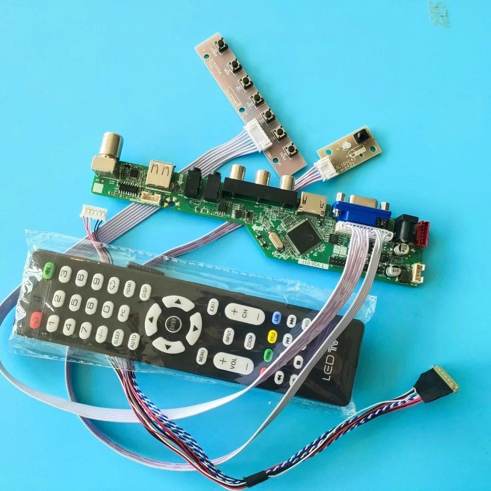 Kit para LTN101NT02 LCD controlador remoto LED Junta 40pin VGA 1024x600 pantalla TV AV LVDS USB HDMI de Audio panel de pantalla monitor