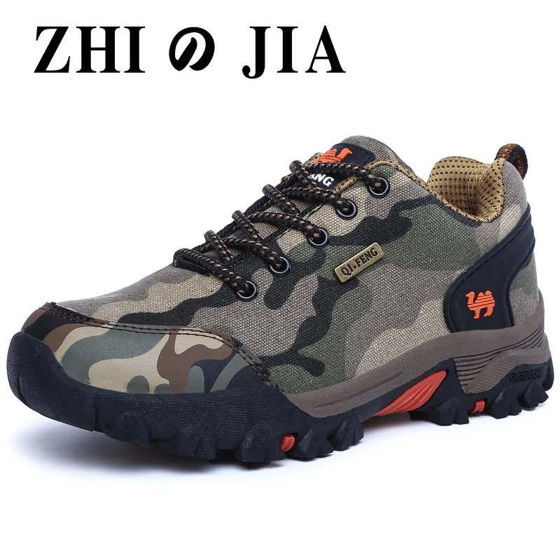 Casual cloth men\'s shoe sports shoe non-slip fashion shoes women\'s shoes camouflage waterproof couple hiking shoes outdoor train