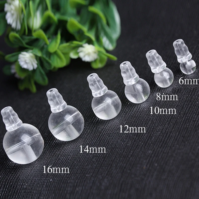 4A Natural White Quartz T-Junction Buddha Head Quartz Crystal Single Bead DIY Jewelry Making