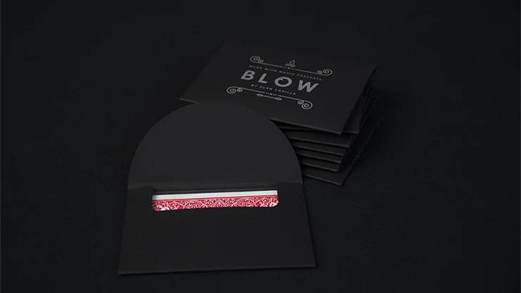 Made with Magic Presents BLOW (Gimmick and Online Instructions) By Juan Capilla Card Magic Tricks Illusions Close up Magic Prop
