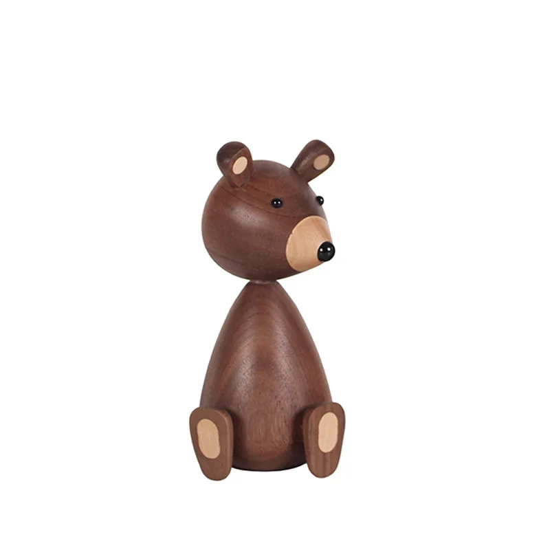 Russia Littles for decor squirrel for furniture wood crafts shipping small gifts wood bear toy ornament home