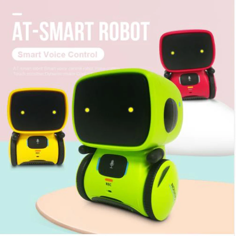 Newest Type Smart Robots Dance Voice Command 3 Languages Versions Touch Control Toys Interactive Robot Cute Toy Gifts for Kids