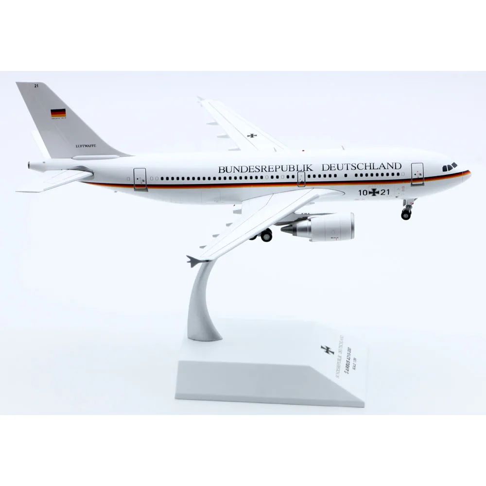 1:200 Alloy Collectible Plane Gift JC Wings XX2786 German Air Force Airbus A310-300 Diecast Aircraft Jet Model 10+21 With Stand