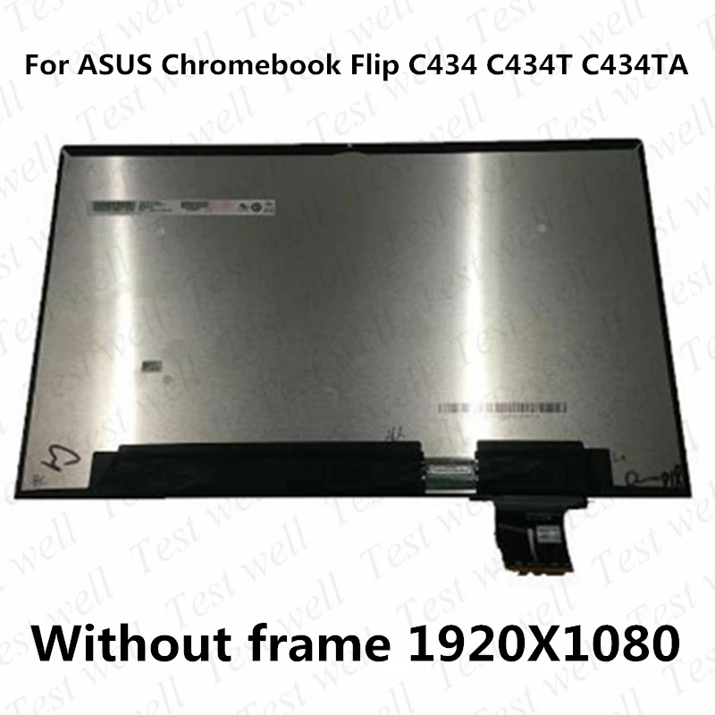 

Original 14" inch For ASUS Chromebook Flip C434 C434T C434TA assembly FHD 1920X1080 LCD Screen LCD assembly replacement