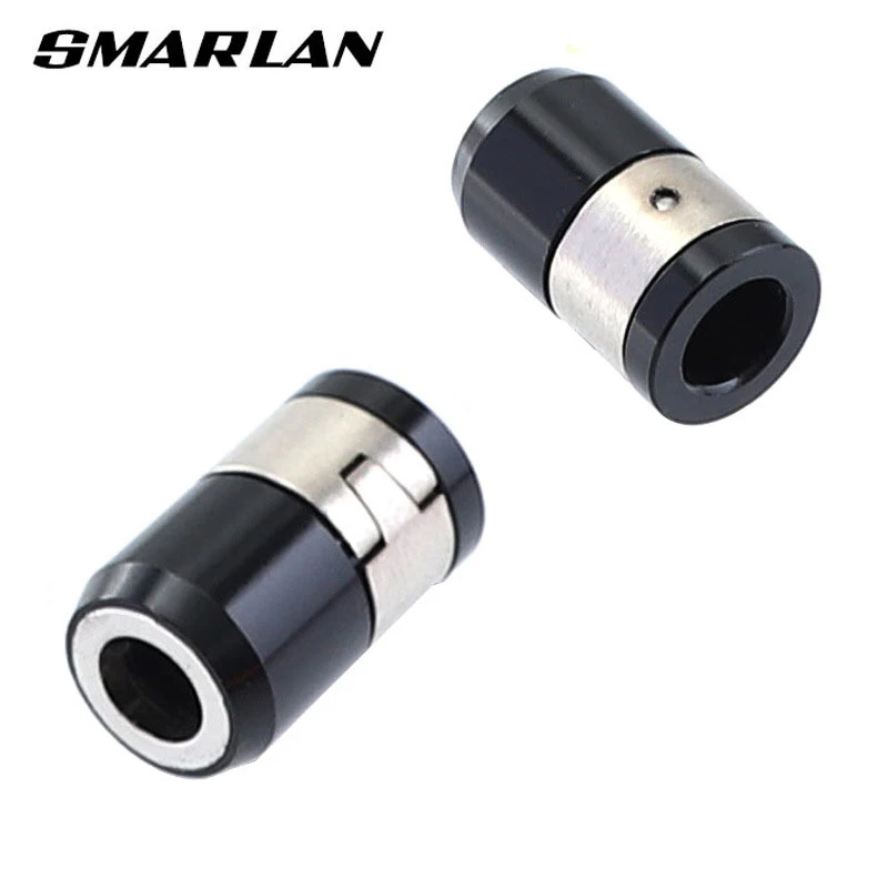 SMARLAN 1/4" Hex Removable Screwdriver Stronger Magnetic Ring S2 Alloy Screw Catcher For 6.35mm Shank Screwdriver Bits Tools Set