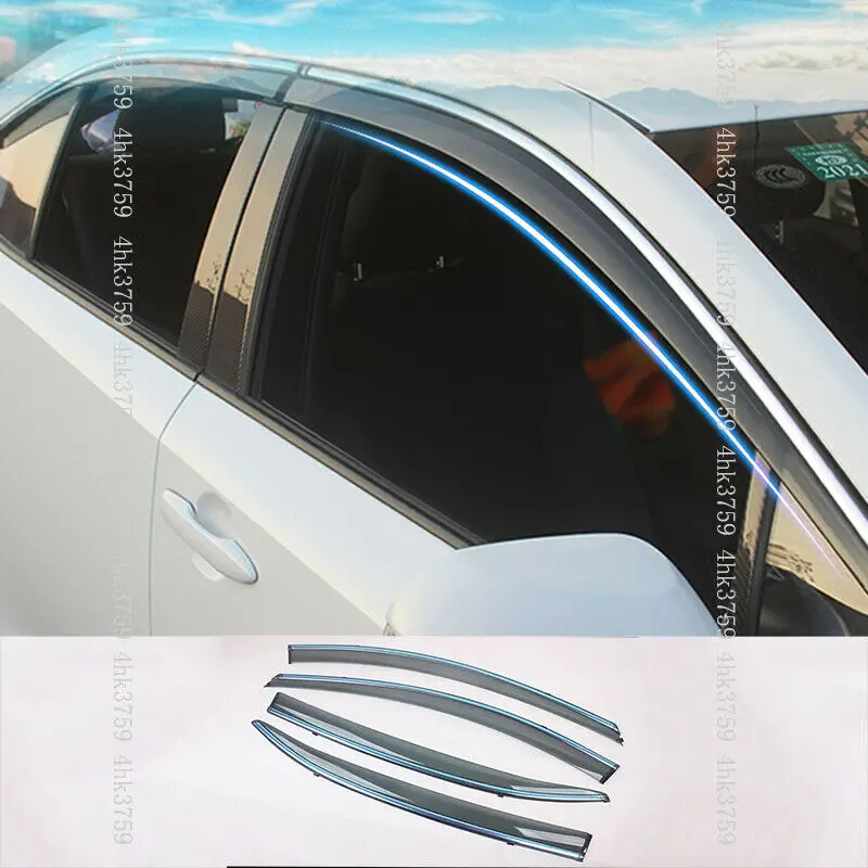 Fenster Visor Vent Sonne Schatten Regen Guard Visier trim für Toyota Corolla Limousine 2020 Auto teile Auto modifikation