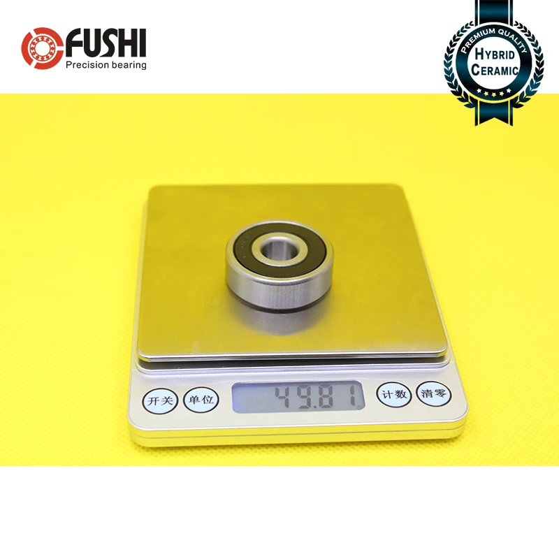 6301 Hybrid Ceramic Bearing 12*37*12 mm ABEC-1 1PC Industry Motor Spindle 6301HC Hybrids Si3N4 Ball Bearings 3NC 6301RS