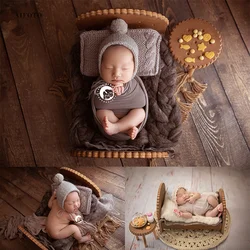 Newborn Photography Props Cute Cookie Shape Theme for Baby Photographing Small Bed Coffee Table Photo Shoot  Prop Accessories