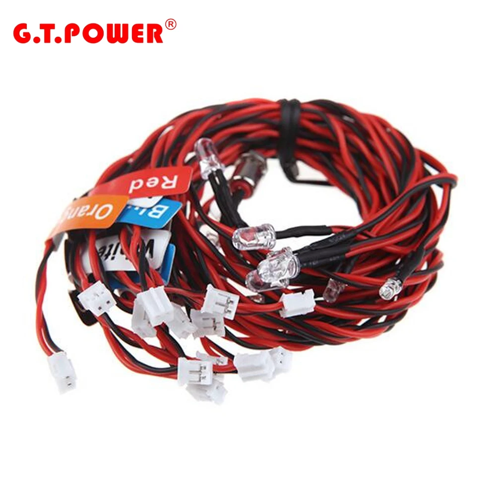 GT Power 12 sistema di illuminazione lampeggiante a LED per auto intelligenti RC PPM/FM/FS 2.4G camion camion in scala 1/10