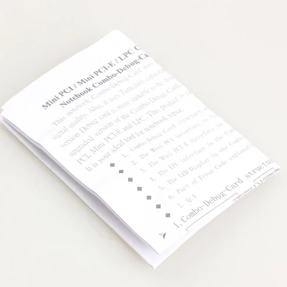 VODOOL Mini PCI-E LPC PC Analyzer Tester POST Card Test For Notebook Laptop Hexadecimal Character Display