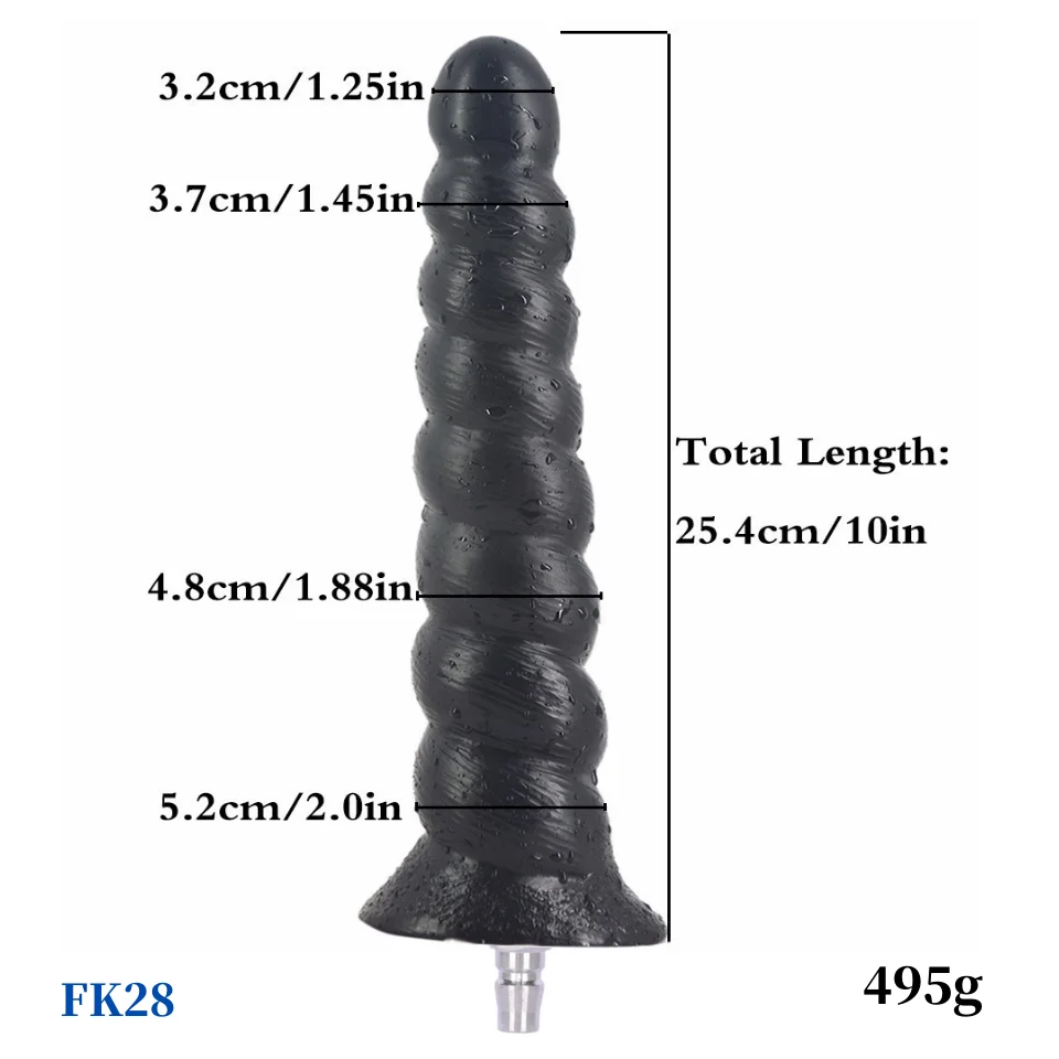 ROUGH BEAST Black Dildo Attachments for VAC-U-Lock/Quick Plug Sex Machine Love Machine Accessories for Adult Sex Toy Product