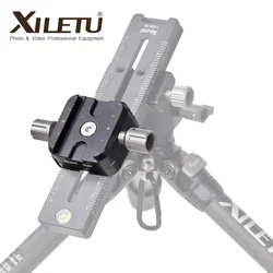 XILETU QR-50B Tripod Head Clamp Two Way Type Clamp For ARCA SWISS