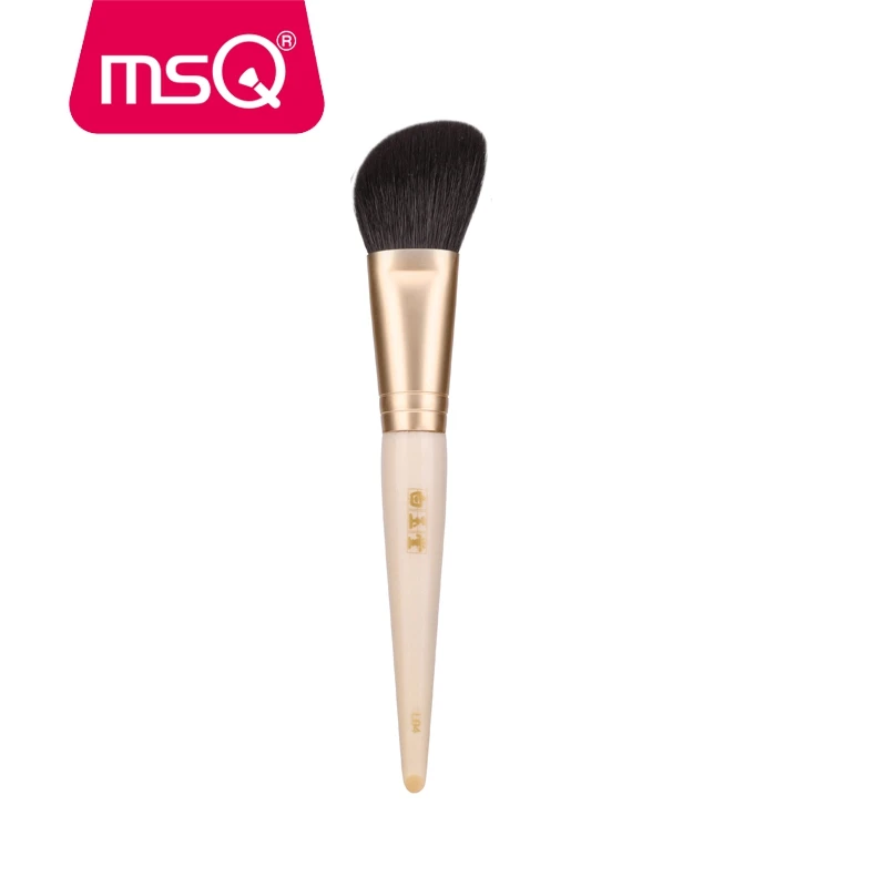 MSQ Makeup Brushes Set Foundation Blushes Fan Single Make up Brush Natural Goat hair 1PCS Powder Beauty Cosmetic Tools