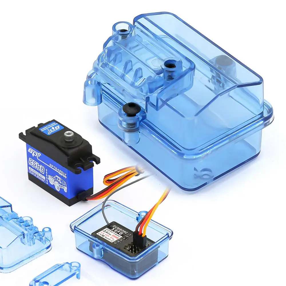 Wasserdichte Empfänger Box Für Rc Auto Fernbedienung Auto Modell Schiff Für Rc Crawler Axial Scx10 90046 Traxx Trx4 Yikong Hsp D90 D110 – Detail 2
