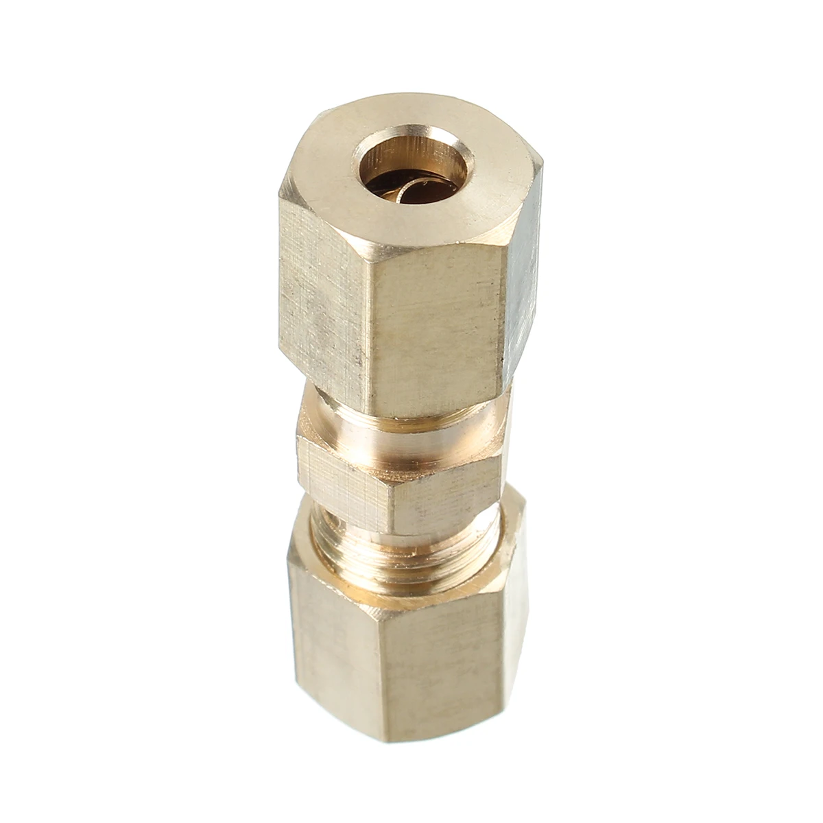 5/10/20pcs Brass Brake Line Union Fittings Straight Reducer Compression Connector 3/16\