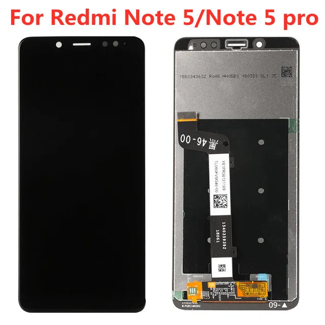 

Jieyer для Xiaomi Redmi Note 5 pro дисплей с рамкой сенсорный экран для pantalla Xiaomi Redmi Note 5 ЖК сенсорный экран дигитайзер