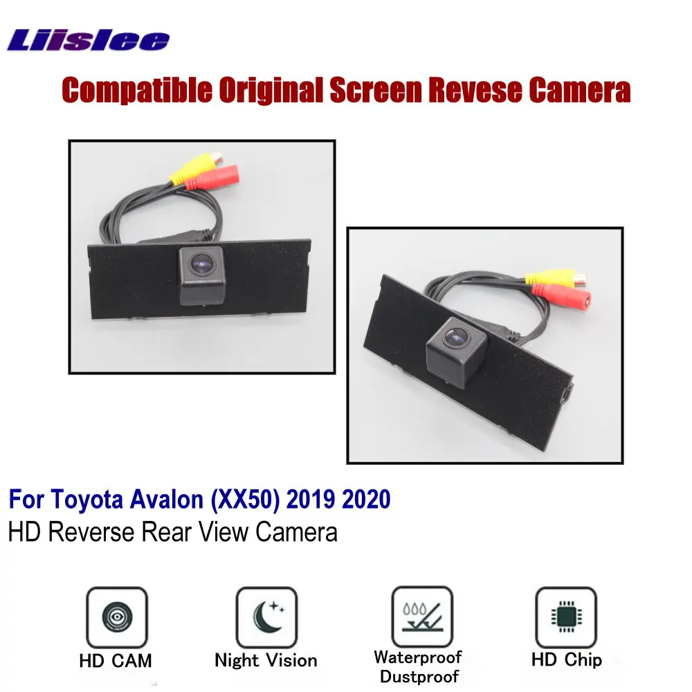 For Toyota Avalon XX50 Touring GSX50 AXXH50 2019-2023 Car Parking Rear View Camera Back Adapter RCA HD CCD CAM OEM Display Kit