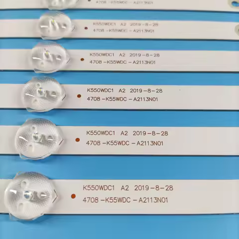 New 8 PCS/lot 5LED or 6LED 545mm LED backlight strip for 55PUF6092 K550WDC1 A2 4708-K55WDC-A1113N01 K550WD-A2113N01 471R1P79