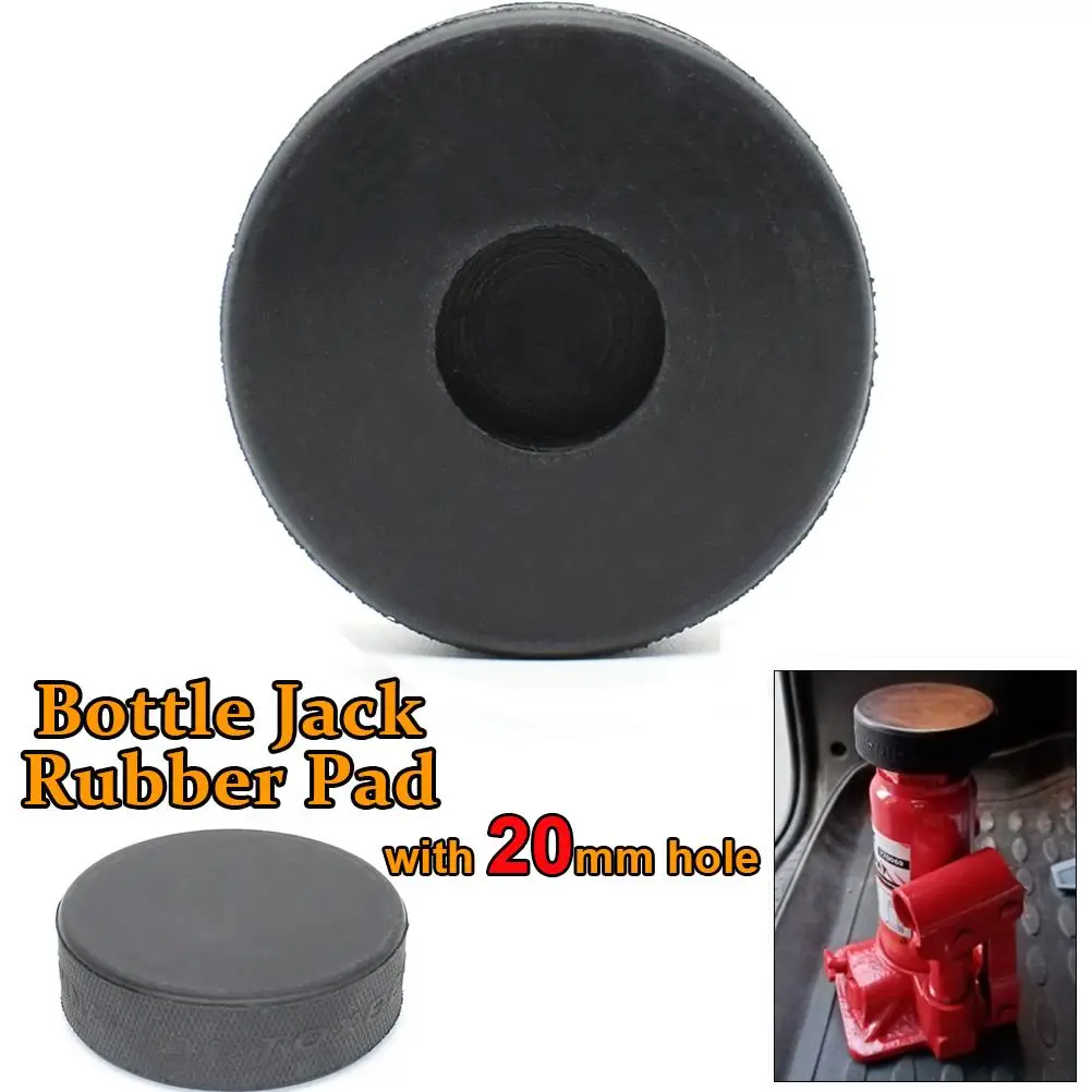 Rubber Bottle Jack Pad Support Point Adapter Jacking Car Removal Repair Tool For 2 Ton Bottle Jacks Auto Accessories 60x20mm