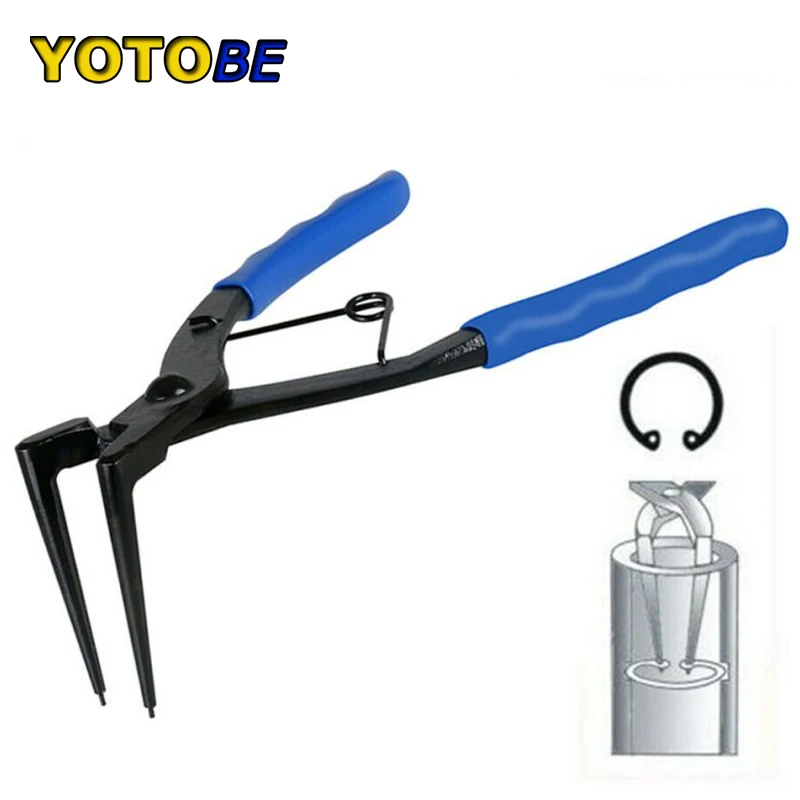 Snap Ring Pliers Circlip Plier Crimp Tool Internal External Ring Remover Retaining Repair Tool 90 Degree Bent Needle