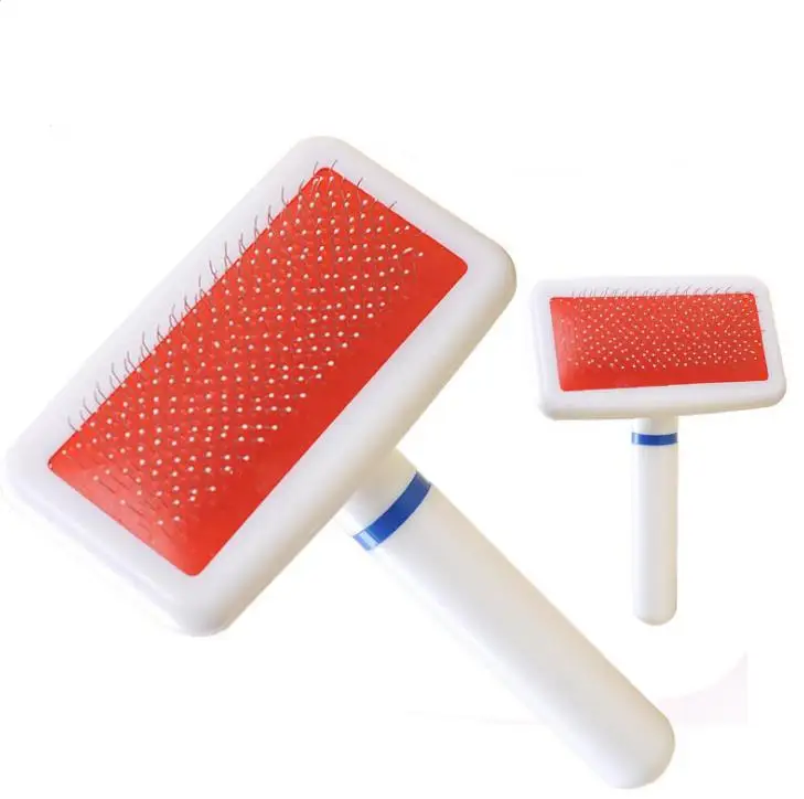 

200pcs Fast shipping Practical Pet Dog Needle Comb Dogs Cat Gilling Brush Dog Rake Comb Quick Cleaning Brush Grooming Tool SN183