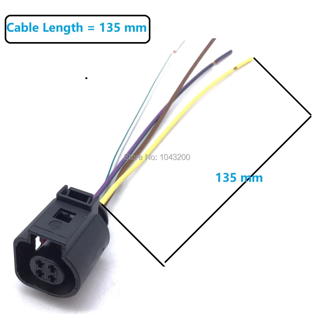 10 x Connector Wiring Loom Repair Sensor Plug  for Audi A3 A4 A6 VW Jetta Bora Passat BeetleE Golf Seat Skoda OE# 4B0973712