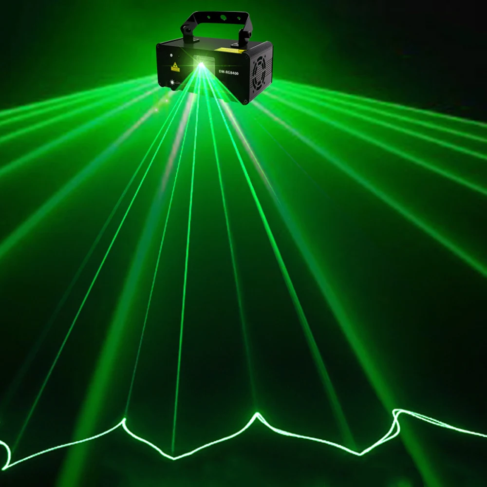 Dmx/remoto 50mw projetor laser verde profissional efeito de iluminação palco dj scanner discoteca festa natal feriado mostrar luzes