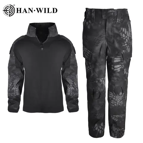 Kids Camouflage Training Outfit for Camping HAN WILD