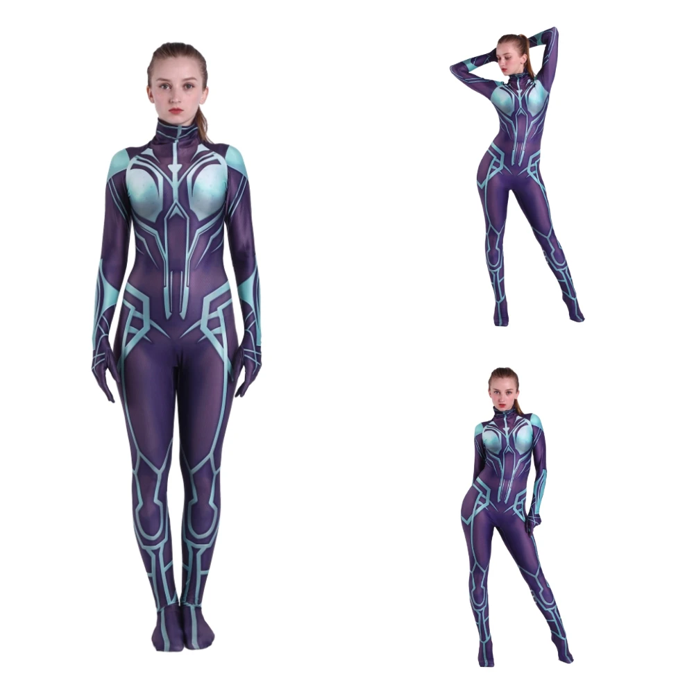 3D Druck Hela Cosplay Kostüm Spandex Lycra Zentai Bodysuit Anzug Overalls Frauen Kostüm Halloween Kostüme für Frauen