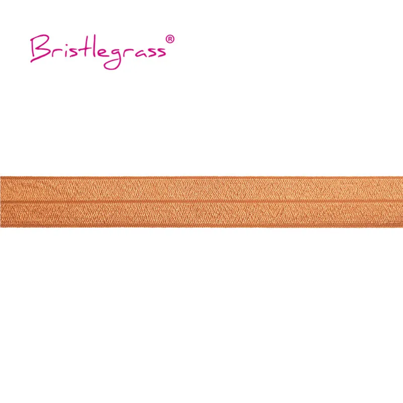 BRISTLEGRASS Großhandel 50 Yard 1 Zoll 25mm Glänzendes FOE Faltbares Elastisches Spandex-Satinband für Stirnbänder, Haarbänder, Kleider und DIY-Näharbeiten – Detail 21