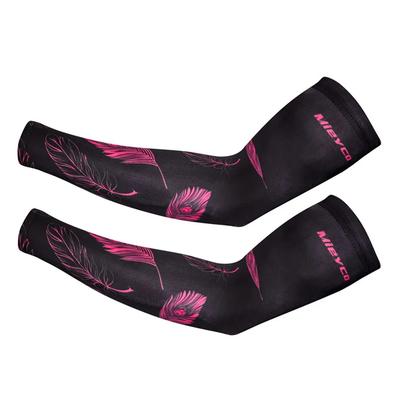 Breathable Quick Dry Oversleeve Women Cycling Arm Warmers Bicycle Covers Cuff UV Protection Men Running Sports Climb Arm Sleeves