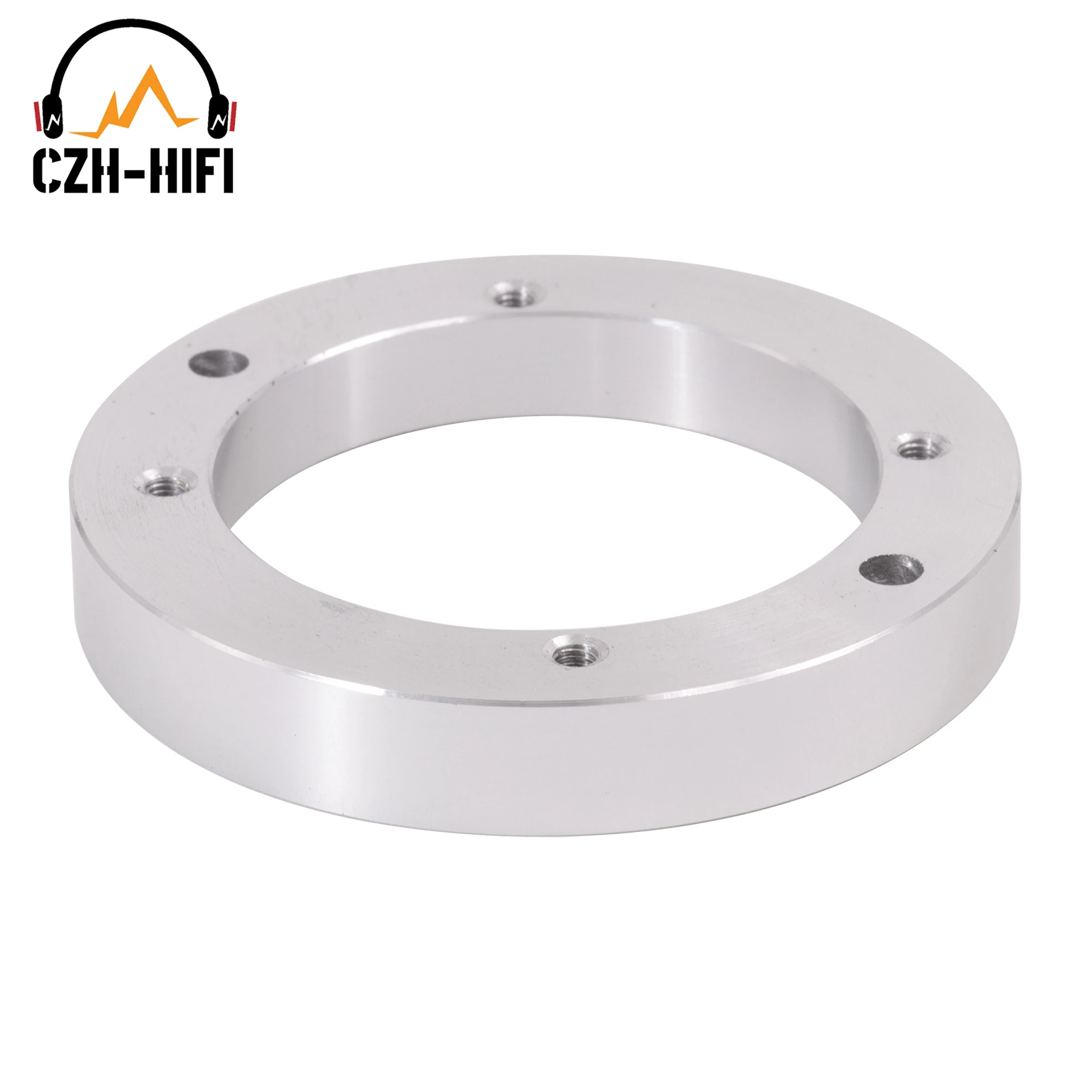1PC 60mm CNC Gefräste Aluminium Runde Dekorieren Basis Ring Kreis Washer Für Vintage KT88 Vakuum Rohr Verstärker DIY hiFi – Detail 11