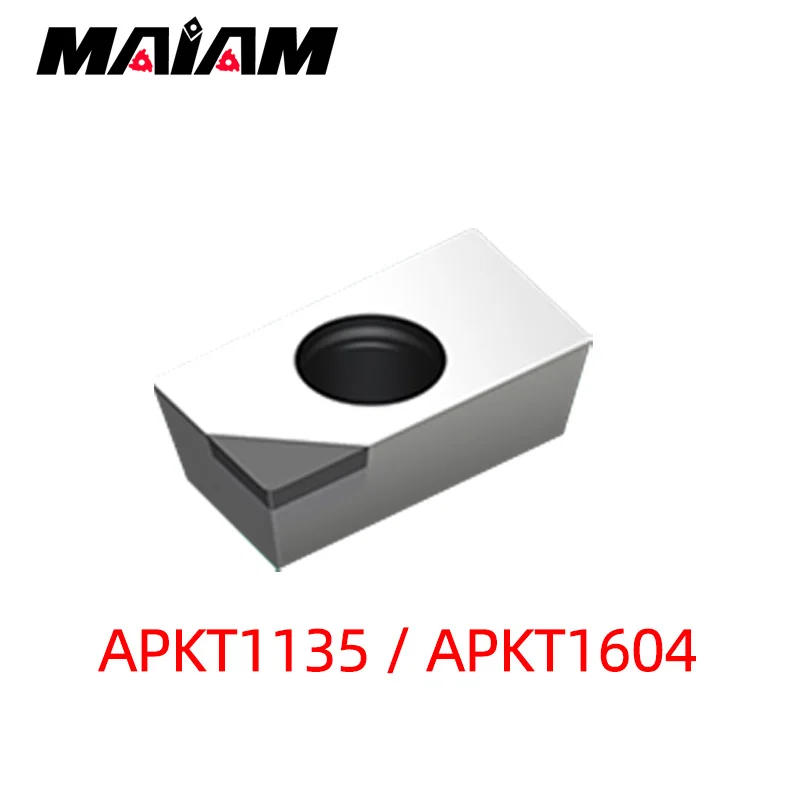 Imagem -03 - Inserção de Fresa Pcd Cbn Inserção de Diamante Apkt1135 Apmt1135 Apkt1604 Apmt1604 Seht1204 Affn Ângulo 02 04 Inserção de Madeira de Alumínio