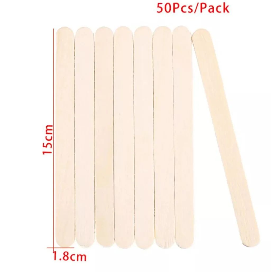 50/100/150 Stuks Hars Tool Epoxy Roerstokje Popsicle Ijs Stok Handgemaakte DIY Hars Schimmel Hout ijs Pop Sticks Maken Gereedschap