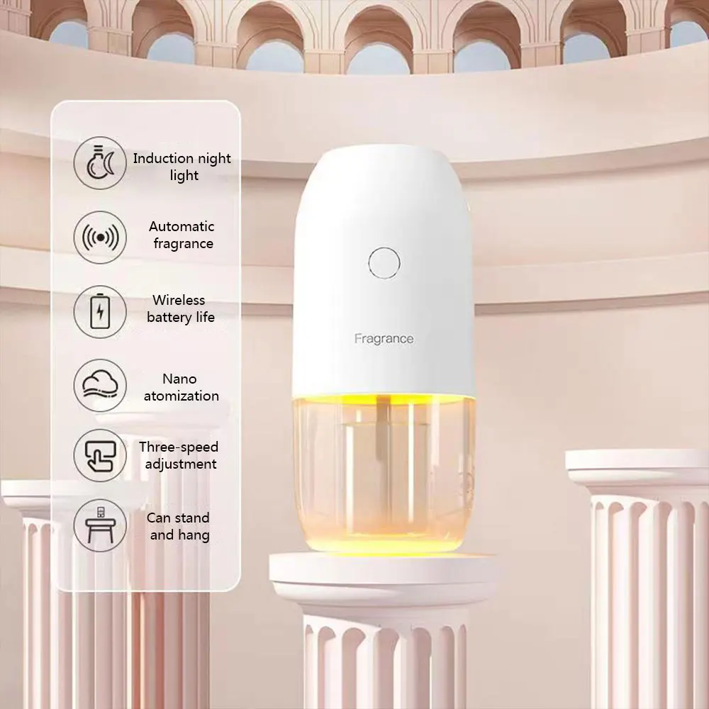Aromatherapie Machine Voice-Controlled Night Lamp Home Expander Hotel Creatieve Parfum Essentiële Olie Deodorant Luchtbevochtiger Nuttig