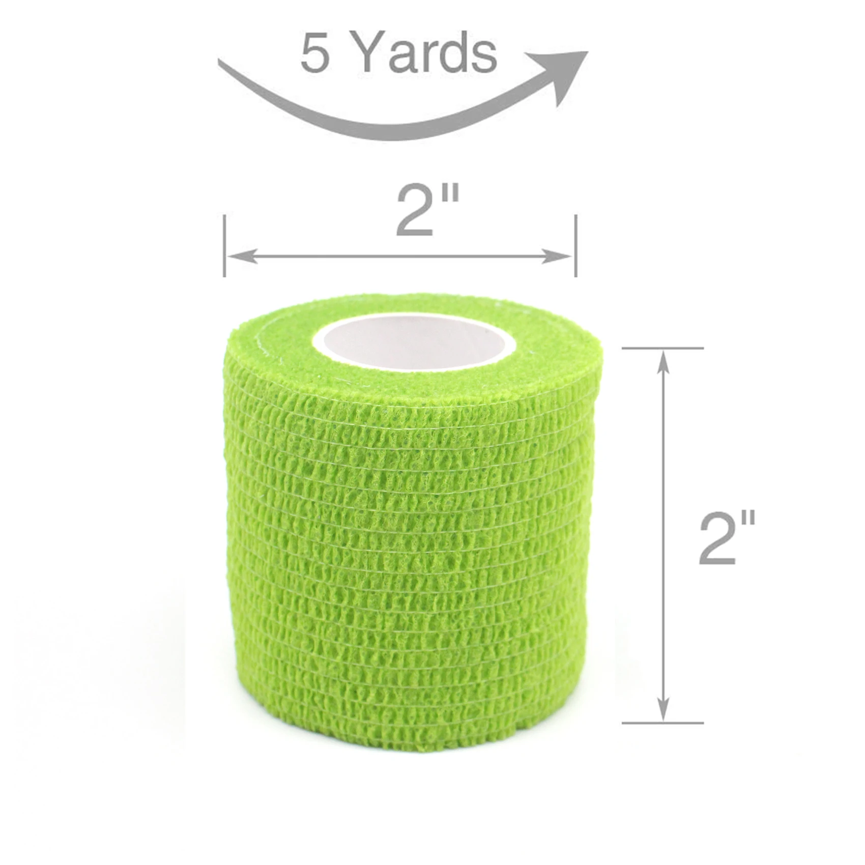 15 Rolls Self Adhesive Wrap Non Woven Bandage Wrap Breathable Pets Athletic for Sports Injury Ankle Knee Wrist Sprains