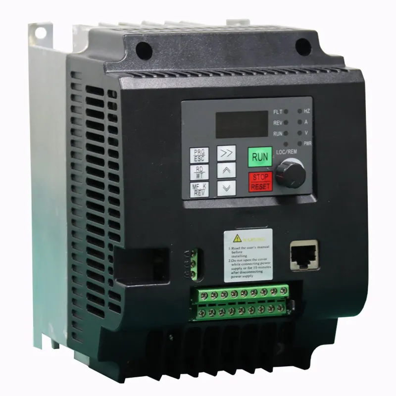 Imagem -02 - Fase 220v Entrada para Fase 380v Saída 4kw Inversor de Frequência Vfd Ajustável Velocidade Drive Frequency Converter 1