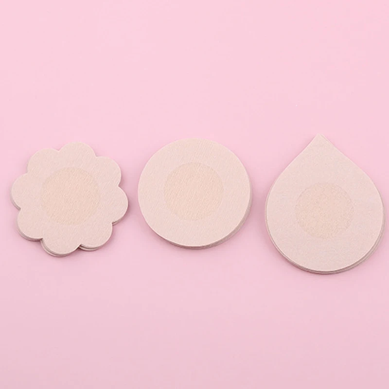 10/50 Pcs Women Invisible Breast Lift Tape Overlays on Bra Sexy Heart Nipple Stickers Chest Covers Adhesivo Bra Nipple Pasties