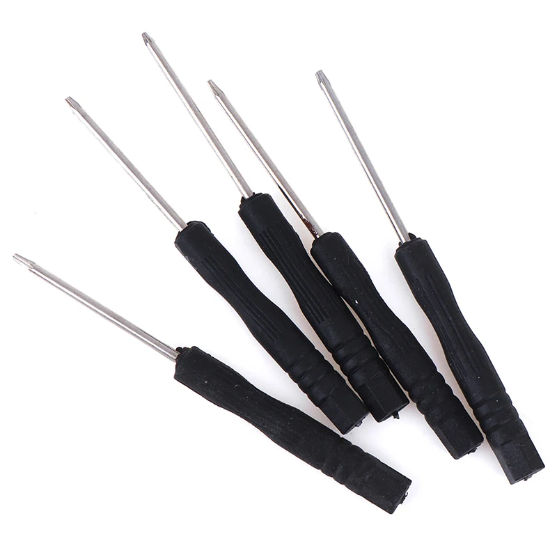 Juego de destornillador Torx de precisión negro de 5 piezas + T2 T3 + T4 + T5 + T6 para la herramienta de reparación de teléfonos móviles