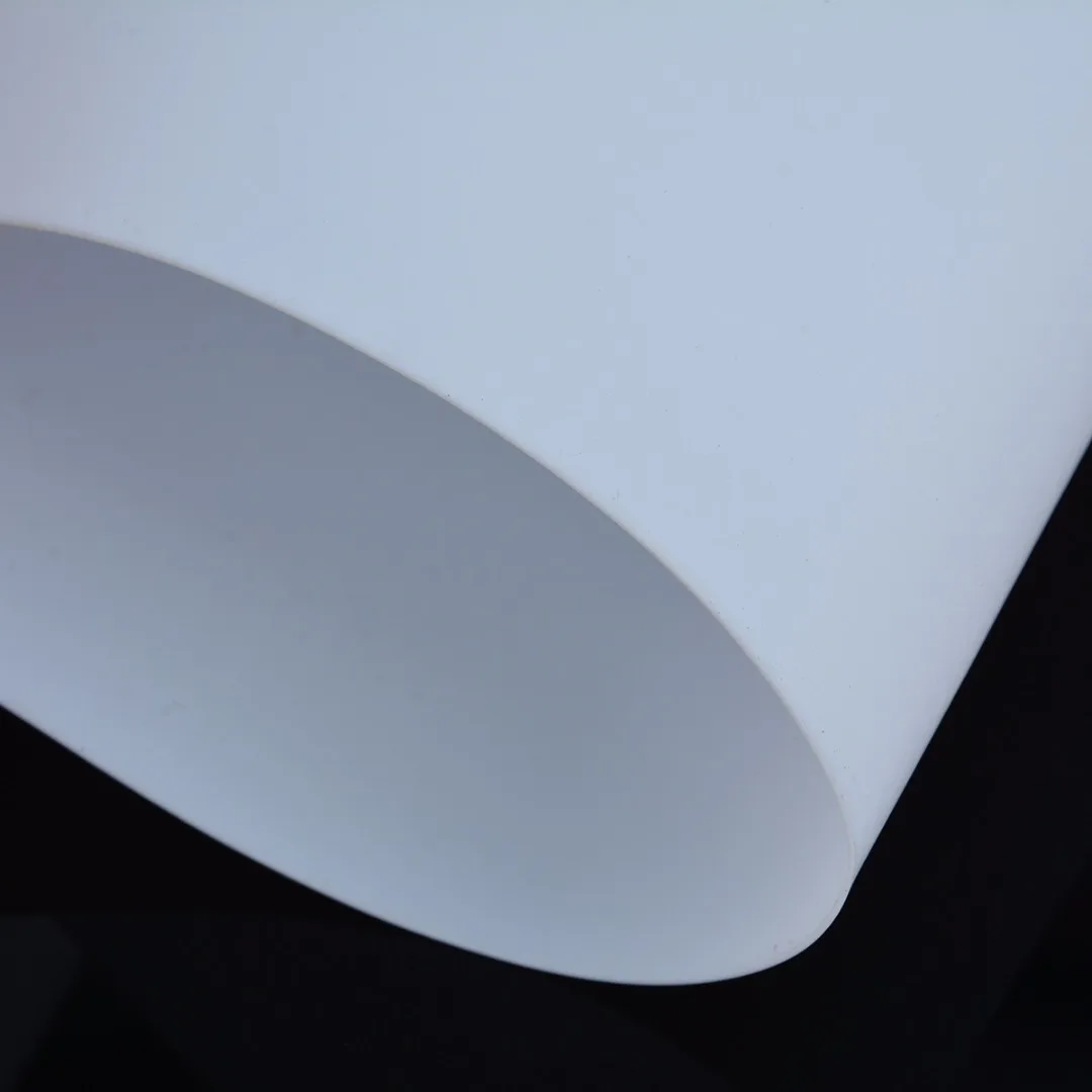 1 foglio di PTFE bianco ad alta resistenza con pellicola in PTFE 0,1x500x1000mm per la lavorazione dell'estrusione di stampaggio a compressione