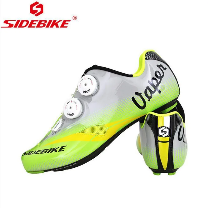 SIDEBIKE Road Cycling Shoes men Carbon Fiber Racing Bicycle Bike Shoes Breathable Self-Locking Profession Sneakers Sapatilha