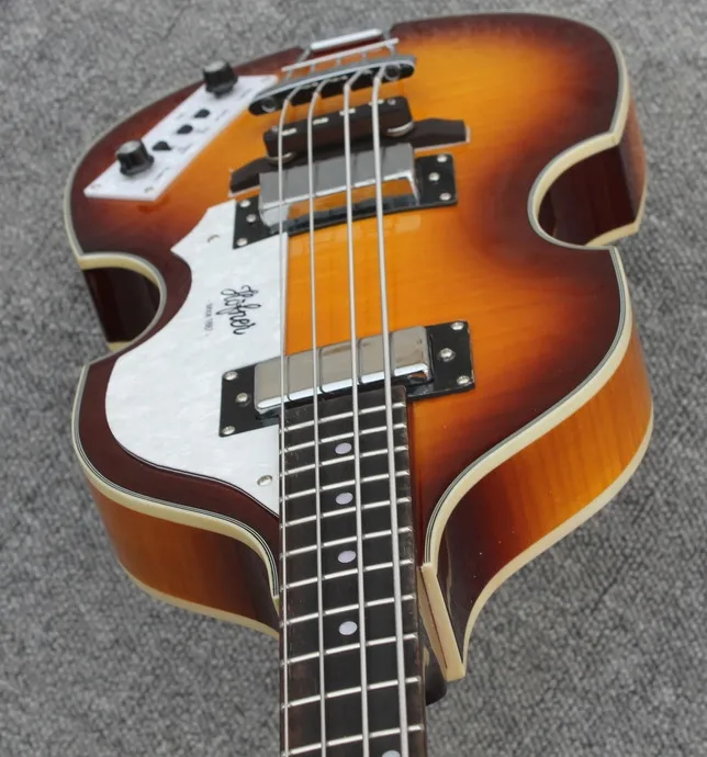 sunburst Hofner Violin BB2 bass Hofner BB2 contemporary electric bass flame maple hofner bass guitar in stock free shipping