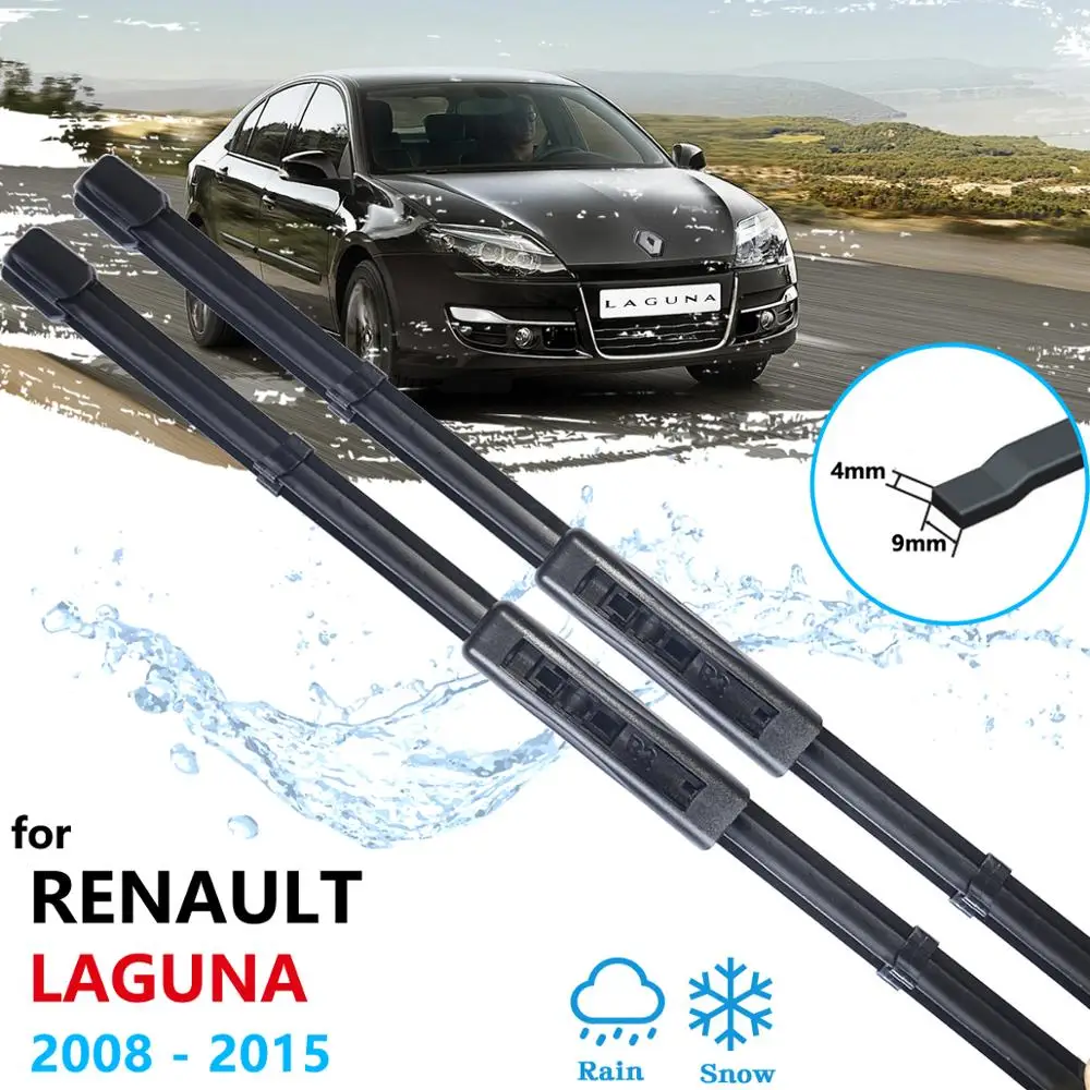 Car Wiper Blade for Renault Laguna X91 MK3 2008~2015 Windscreen Windshield Wipers Car Accessories 2009 2010 2011 2012 2013 2014