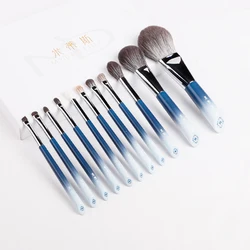 My Destiny New 2019 Autumn Collection 11-pcs Brush Set - Super Soft Natural Hair & Quick Dry Synthetic Mixed Brush Kit