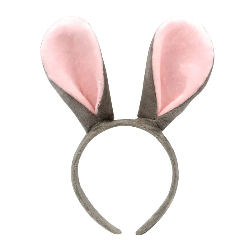 Nieuw product judy konijnenoren wortel hoofdband cartoon haarspeld pretpark party cosplay prestaties rekwisieten haaraccessoires