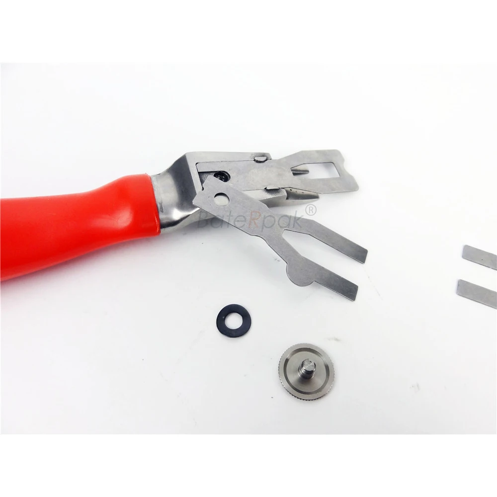 Coltello razzato per filo di saldatura in linoleum sportivo in plastica PVC BateRpak, strumenti livellati per cinghia di saldatura a pavimento, lama Shuhei