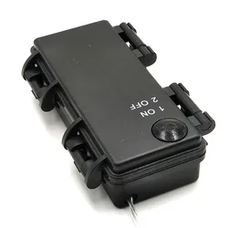 Waterproof Dustproof AA 3V Battery Holder Case Shell with ON OFF Switch 2 x 1.5V AA Batteries Storage Box with Wires