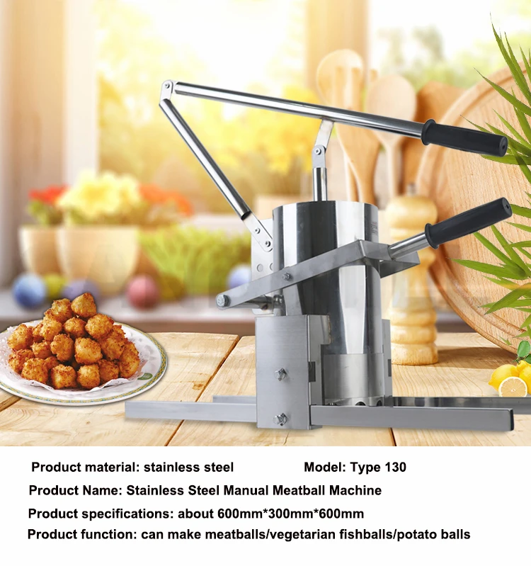 كانديميل كرات اللحم ماكينة صناعة ألواح الأسطح الصغيرة اليد الصحافة اللحوم الكرة صانع جعل لحم الخنزير الخضروات الكرة آلة