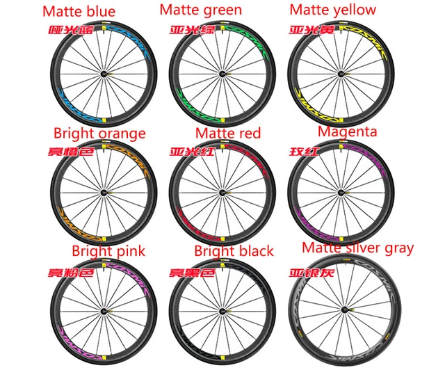 Stickers Bicycle Wheels Mavic Mavic Cosmic Wheel Stickers Wheels Rim Set Stickers Aliexpress