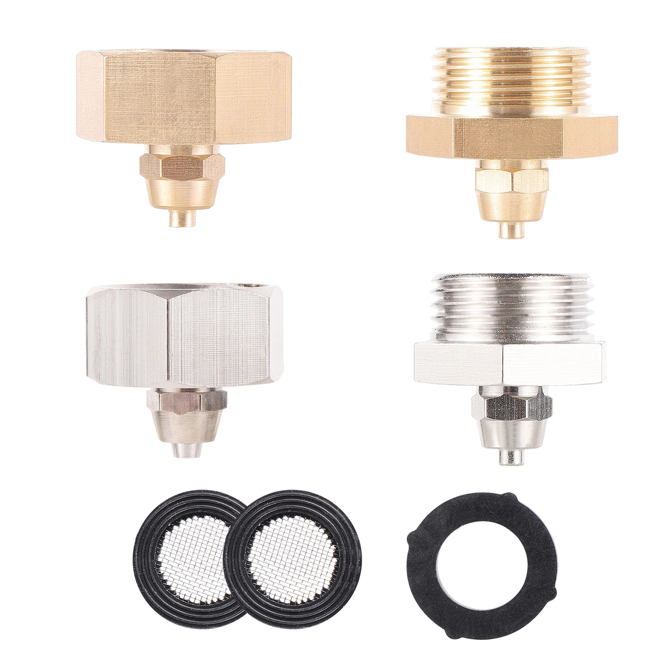 

3/4" Convert 1/4" Tubing Locked Connector US/EU Thread Brass Pipe Connectors Brass Coupler Adapter Threaded Fitting High Quality